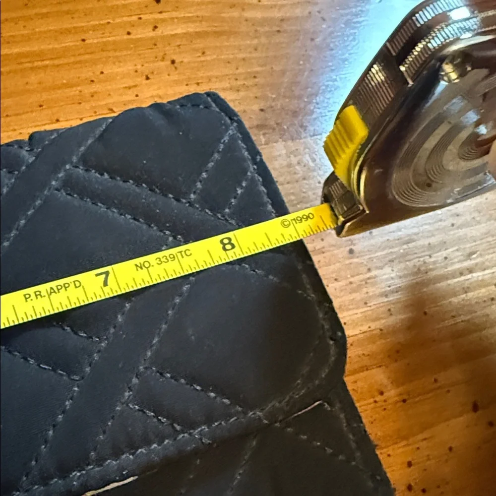 Vera Bradley Black Quilted Clutch